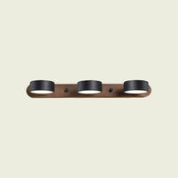 Travertine mirror wall sconce, Black Travertine, 3-Head