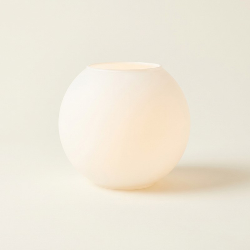 Frosted opal glass globe lamp shade