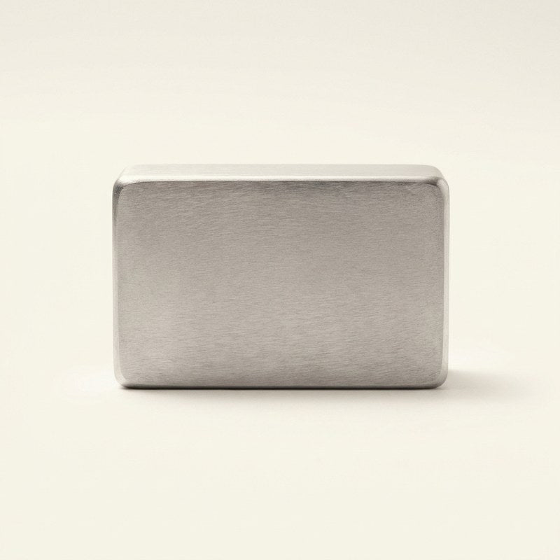 Brushed aluminium metal sample